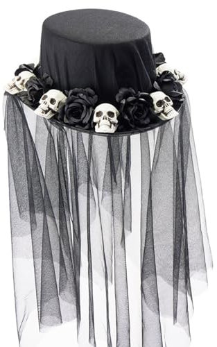 Billycock, Gothic-Stil, Zylinderhut, elegant, flach, für Cosplay, Halloween, Uni, Verkleidung, Bowler-Hut, industrielles Alter