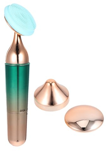 Healvian Rullo Massaggiatore Viso e Occhi Strumento per Massaggio Viso Portatile e Supporta Giovane Pulizia Precisa Delicato e Sicuro per Uso Domestico e Viaggio