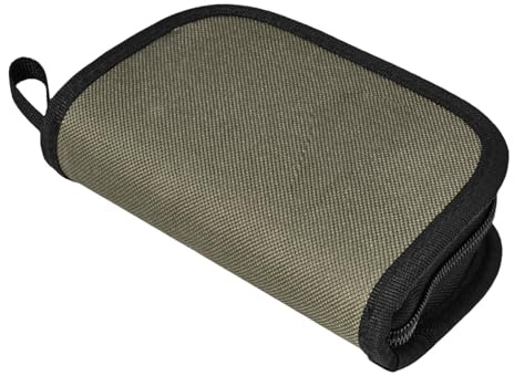 VTIDOBE Angellöffel, Spinnköder, Tragetasche, Pailletten-Köder, Aufbewahrungstasche mit Reißverschlüssen, Angelhaken-Organizer, Tackle-Taschen, M, Modern