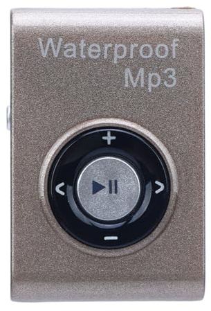 Sxhlseller Lettore MP3 Impermeabile per Nuoto, qualità Audio Hi-Fi Senza Perdite, Custodia in Alluminio con Protezione IPX8 Portatile da 8 GB con Cuffie per Nuoto, Corsa, Ciclismo,