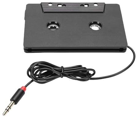 Goshyda Universal Kassettadapter, Bilkassett Till Aux-adapter med 3,5 Mm Typ C Aux-ljudkabel, för Smartphone MP3-spelare Surfplatta Högtalare