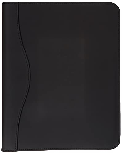 Alassio 30070 - Ringbuchmappe RONDO im DIN A4 Format, Schreibmappe aus Kunstleder, Dokumentenmappe in schwarz, Mappe ca. 34,5 x 27,5 x 4 cm