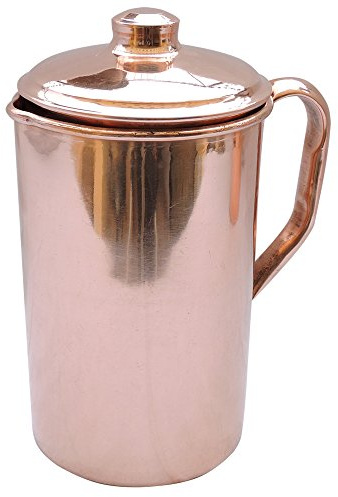 Wasserkrug aus reinem Kupfer, Kupferkrug für Ayuvery, Gesundheitsrituale, von HealthGoodsEU