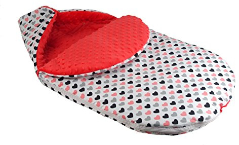 Saco acolchado para carrito de bebé, con calentadores para manos y cojín 14 Talla:Footmuff M size