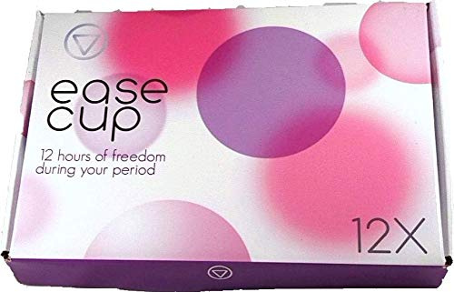 EaseCup 12x - Menstruationsscheiben/Einweg-Bandscheibe - für 12 Stunden Freiheit während Ihrer Periode!