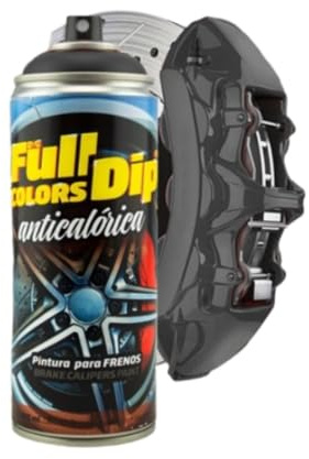 AutoFullCar Lackspray für Bremssattel, Antikalk, Acryl, permanent Schwarz