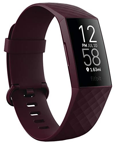 Fitbit Charge 4 Advanced Fitness Tracker with GPS, Swim Tracking & Up To 7 Day Battery, Rosewood (Renewed)