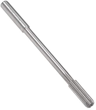 sourcing map Spannreibahle HSS Kobalt M35 Reibahle D4 6 Gerade Flöte Rundschaftfräser 6,2mm