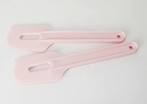 TUPPERWARE 2x Teigschaber für Kinder Teigspachtel Backen + Kugelschreiber metalic orange