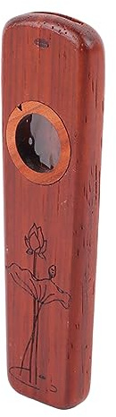 Wood Kazoo Handgefertigtes Klassisches Timbre, Leichtes und Tragbares Musikinstrument für Chöre und Begleitbands (Rosenholz)