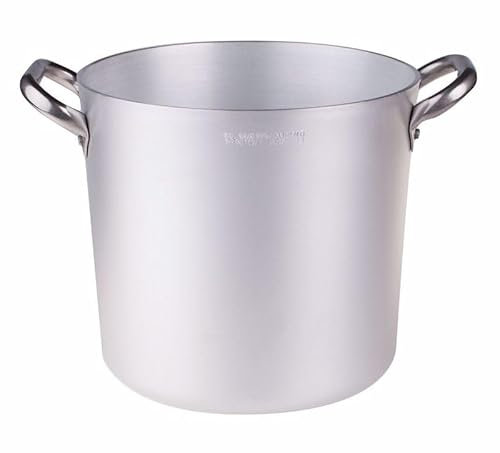 METRO Professional Pentola ALHS10334, acciaio inox, Ø 34 cm, 29 L, adatta per cucine elettriche, a gas e vetroceramica, ideale per pasta