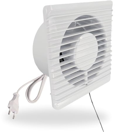 TronicXL Ventilatore di scarico/alimentazione da 125 mm, con spina di alimentazione e interruttore per Homebox Growbox GrowBox Secret Jardin GrowPro DiamondBox Zelsius Mars Hydro ecc.