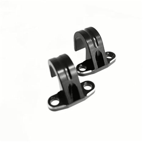 Schlauchklemme Für YA&MAHA YZ400 YZ426F YZ450F YZ250X Bremsleitungs-Schlauchschelle hinten Bremsleitungsklemmen(Farbe:Schwarz)