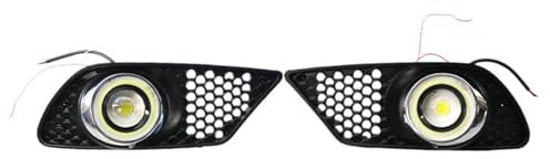 JIABAOCA Maßgeschneidert Nebelscheinwerferlampe für Mercedes-Benz C-Class W204 2007-2010 A2048850253,Nebelscheinwerfer für Fahrlicht,Runde Nebelscheinwerfer für Autos Zubehör