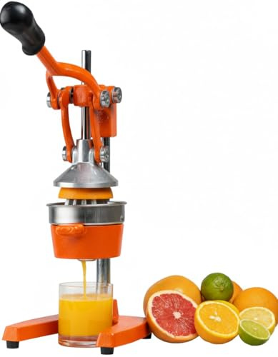 Sareva Citruspress – gjutjärn – sifonmodell – svart