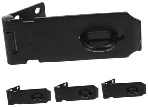 VILLFUL 4 Set Di Chiavistelli in Acciaio Inox 304 Per Cassetti E Ante Lucchetto A Catenaccio Per Mobili