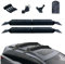 Soft Roof Rack Pads, 31.5 Universal Car Roof Rack Pad for Kayak Surfboard SUP Canoe Snowboard Paddle Board with 4 Fixed Straps, 2 Fixed Ropes, 2 Quick Release Buckles, Stowage Straps