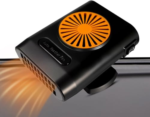 Gupcaqosjw Calentador Portátil Para Coche - Descongelador De Parabrisas 12v/24v | Antiniebla 360 Grados Rotación Para Tablero Camión Viajes Conducción Segura