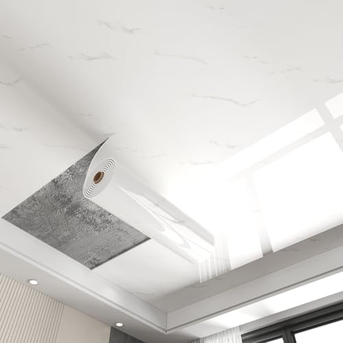 ByteRunning Deckenfliesen PVC,Deckenplatten Selbstklebend,Dekoren Deckenpaneele,Leicht Und Dennoch Langlebig,Einfach Zu Reinigen,FüR Die Wand Decke TüR Vom Studio BüRo