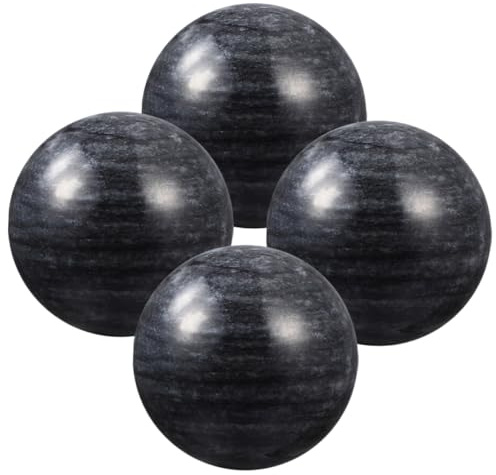 Mikikit 4 Piezas Balones de Ejercicio para Manos de Jade Balones de Masaje para Manos Suaves para Ejercicios y Relajación