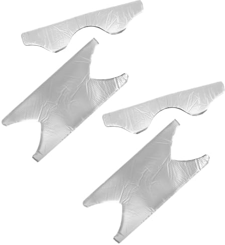 KAILIKETIY 2 Stück Rohrschalldämmung Selbstklebende Schalldämmende Rohrbogenmanschette aus Schaumstoff 2cm Silber für Abwasserrohre Küche und Badezimmer