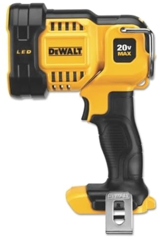 DEWALT 20V MAX LED Work Light, Pivoting Head (DCL043), Red