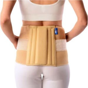 Ruwado Rückenbandage | Rückengurt | Rückenstützgürtel | Rückenschmerzentlastung - Orthese medizinischer Qualität für chronische Schmerzen mit Doppelzug. Vertrauenswürdige Marke seit 1963 - UNISEX