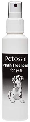 Petosan Atemerfrischer-Spray für Haustiere – Zahnpflege für Hunde – beseitigt schlechten Atem, verhindert Plaquebildung, einfache Anwendung, 100 ml Flasche