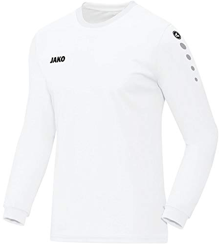 JAKO Kinder Trikot Team (Langarm), Weiß, 164