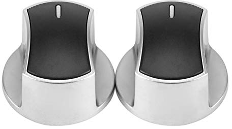 2pcs Universal Gas Stove Cooker Part Control Knobs Replacement Metal Rotary Switch Cooking Control Locks Oven Switch New