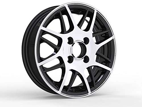 UNITRAILER Jante en Aluminium pour Remorque 4 x 100 cm – Résistante à la Corrosion - Idéale pour Remorques Légères et Moyennes – Taille Standard et Montage Facile