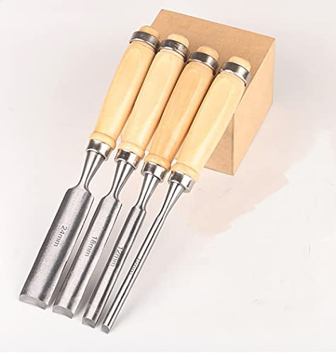 1pc 6,12,18,24mm Semicircular Chisel Carving Set Wood Gouge Chisel Woodworking Tool,Half Round Chisel,12mm x 1pcs
