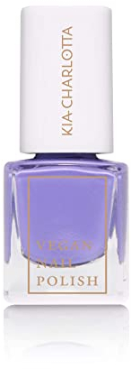 Kia-Charlotta, 100% Veganer Nagellack, bis zu 87% natürlich, Made in Germany, Premium Qualität, 1x 5ml (Tiefes Pastell-Lila)