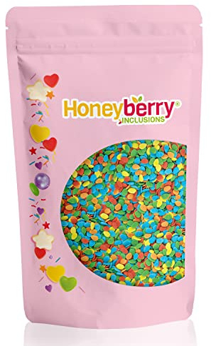 Honeyberry INCLUSIONS Chispas de huevos de Pascua multicolores 200g - Chispas comestibles de alta calidad para decorar pasteles, cupcakes y helados, decoración de postres y coberturas de glaseado