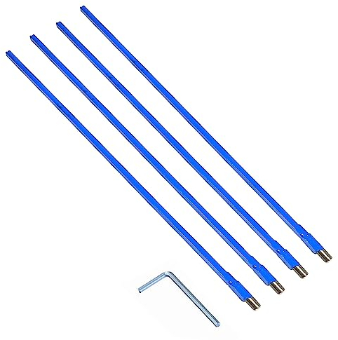 460 mm Gitarren-Halsstab, Zwei-Wege-Stab-Typ, 4 Stück