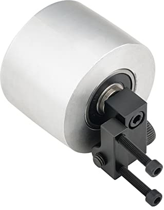 Lijadora de banda de aluminio, rueda de inversión, trabajo de madera, aleación de aluminio, montaje