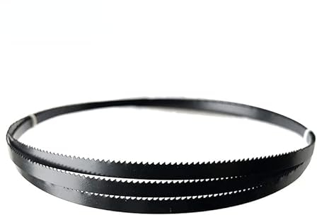 PNAJFUEL Bandsägeblätter, Zubehör Für Bandsägemaschinen, Bandsägeblatt,Bogenes Schneiden Von Weichem Metall, 3 Stück, Schwarzes Bandsägeblatt/1400X10X6T