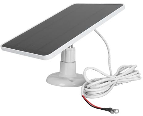 Video Doorbell Solar Panel Charger, IP66 Waterproof, Professional Doorbell Solar Panel Charger 10W for Doorbell 4 Plus for Doorbell 2K Camera (CSP4W-O-W)