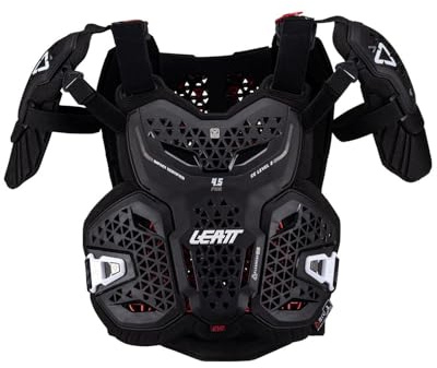 LEATT Pettorina Protector 4.5 Pro Evo - Nero - Xxl 184-196cm