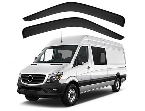 Auto Windabweiser Regenabweiser Für Benz Sprinter NCV3 2007–2018, 2 Stück, Autofenster-Visier, wasserdichter Fensterabweiser, Windschutzscheiben-Markisenschutz