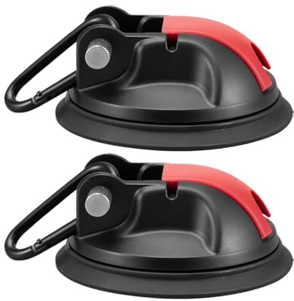 Ganchos de ventosa resistentes, 2 ganchos grandes con ventosa, organizador de pared de para ventana, ducha, gancho de seguridad, gancho de amarre para coche, barco, camping, trampa, accesorios