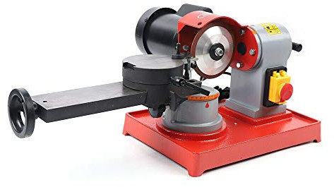 Sägeblatt Schärfgerät Kreissägeblatt Schärfgerät Sägeblattschärfgerät Schleifmaschine Sägeblatt Schleifgerät Sägeblattschärfer 370W, 2850 U/min, 125mm Schleifrad