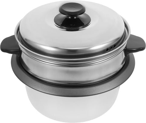 ABOOFAN Olla Interior de Cocina Eléctrica 2l Plata Antiadherente