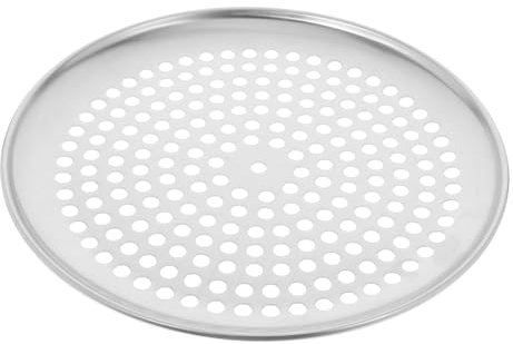 CLISPEED Bandeja para Pizza Doméstica Bandeja Redonda para Hornear Plato para Pizza Reemplazable Multifunción para Cocinar El Horno