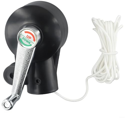 Yuanpgky Pièces de rechange pour parasol, manivelle de parasol de terrasse, robuste, antirouille, poignées rotatives détachables, pièces de rechange pour parasol d'extérieur