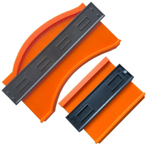 ZCHYTOOL Duplicatore di Contorni Contorno Strumento di 14+25 cm Calibro Copiatore Righello Replicatore di Profilometro Attrezzi Pavimento