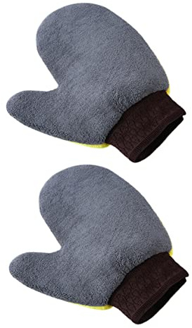 Cabilock Guantes Lavado Coche Guante Para Lavado De Autos y Hogar Sin Rayones Multiusos Detalles