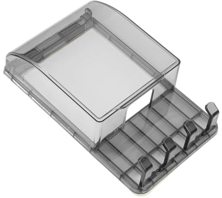 HOLIDYOYO Boîtier Étanche pour Prise Murale avec Crochet Protection Éclaboussures pour Salle de Bain Boîte de Rangement Adhésive Résistante à Eau Cache Prise Extérieur et Facile à Installer