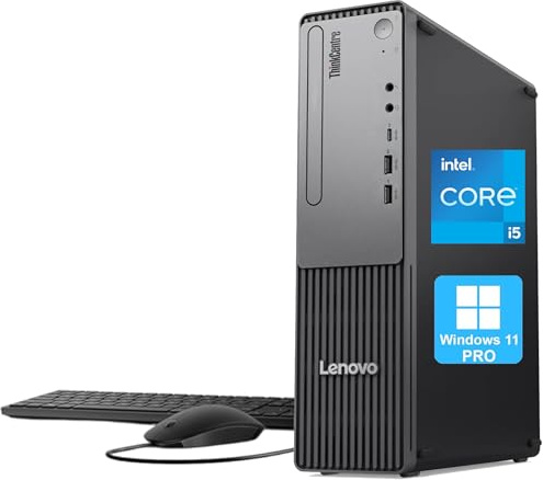 Lenovo ThinkCentre Neo 30s Gen 5 SFF Business Desktop Computer, Latest 13th Gen Intel Core i5-13420H, 16GB DDR5, 1TB PCIe SSD, USB-C, HDMI, VGA, RJ-45, Wi-Fi, Wired Keyboard & Mouse, Windows11 Pro
