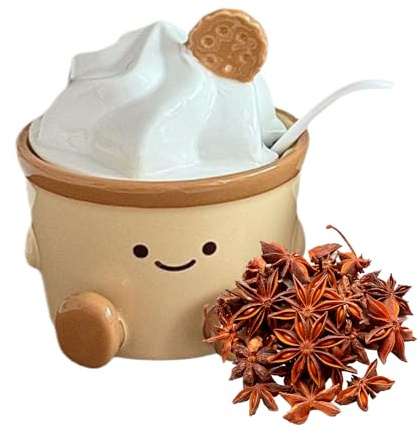 Salière – Saliera in ceramica design con coperchio e cucchiaio – contenitore per sale – per cucina casa pasto pasticceria condimenti
